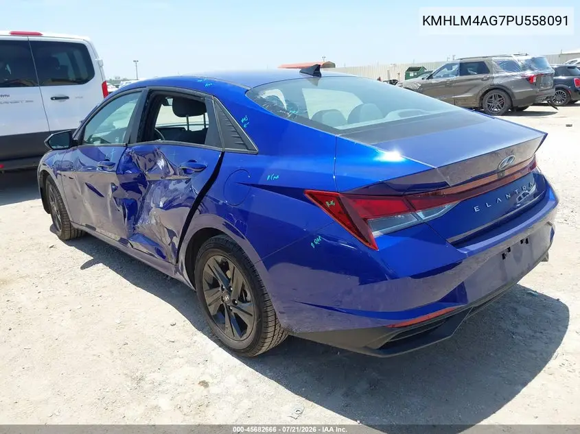 2023 Hyundai Elantra Sel VIN: KMHLM4AG7PU558091 Lot: 45682666