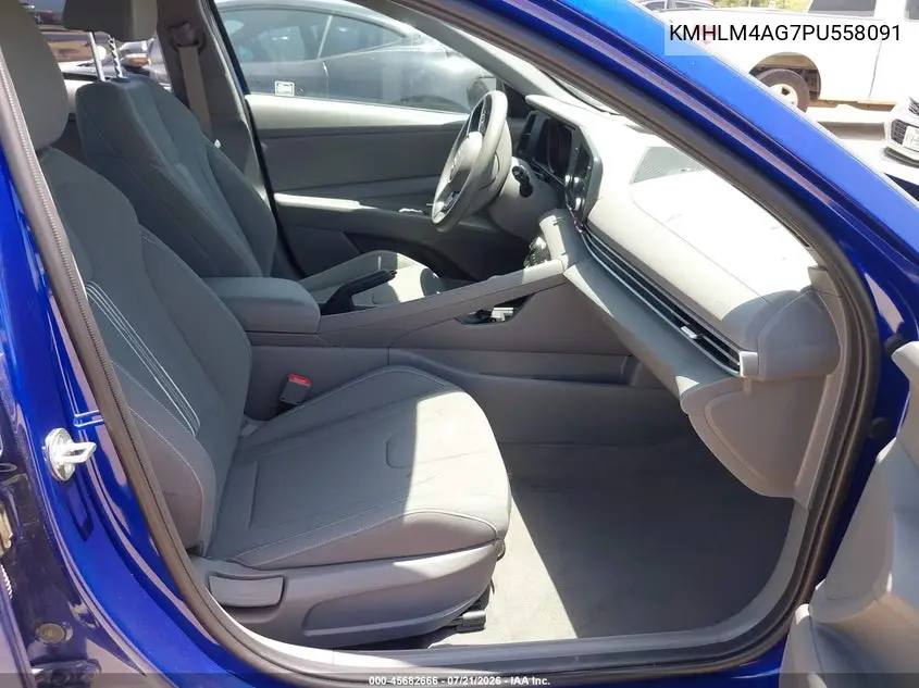 2023 Hyundai Elantra Sel VIN: KMHLM4AG7PU558091 Lot: 45682666