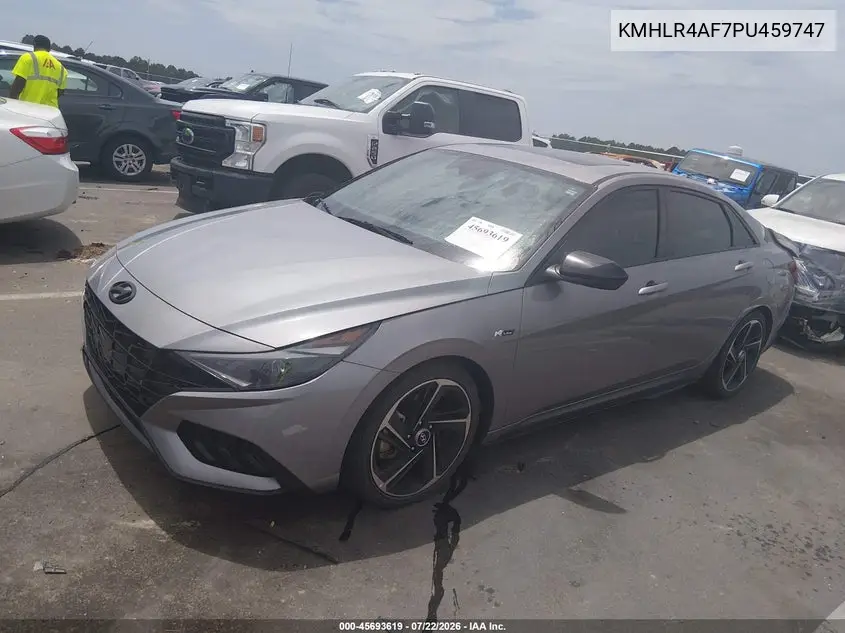 2023 Hyundai Elantra N Line VIN: KMHLR4AF7PU459747 Lot: 45693619
