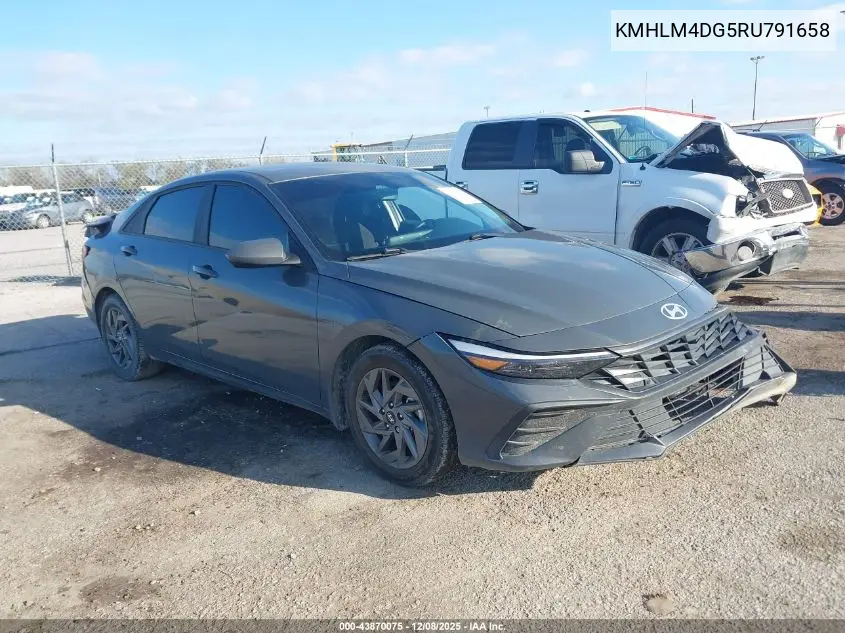 KMHLM4DG5RU791658 2024 Hyundai Elantra Sel