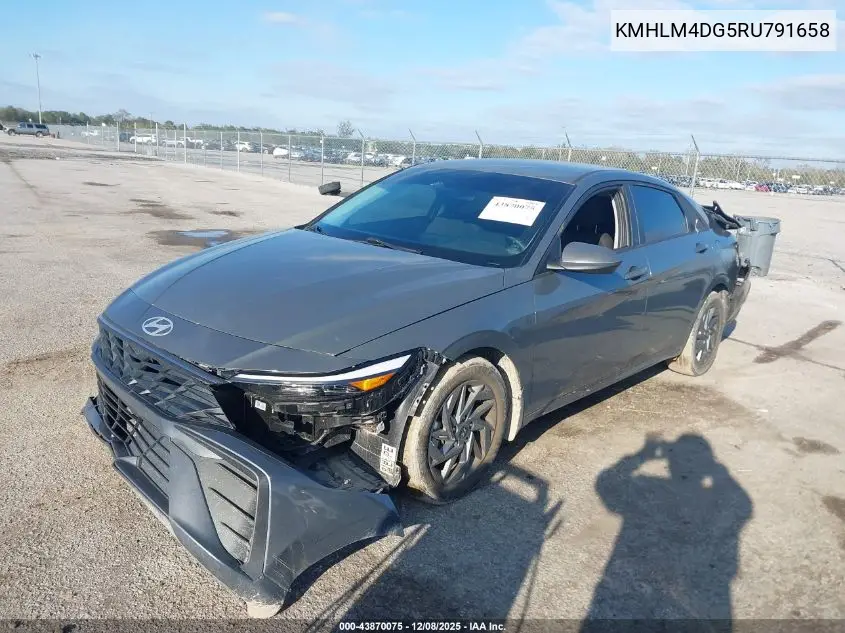 KMHLM4DG5RU791658 2024 Hyundai Elantra Sel