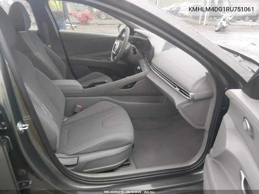 2024 Hyundai Elantra Sel VIN: KMHLM4DG1RU751061 Lot: 45393318