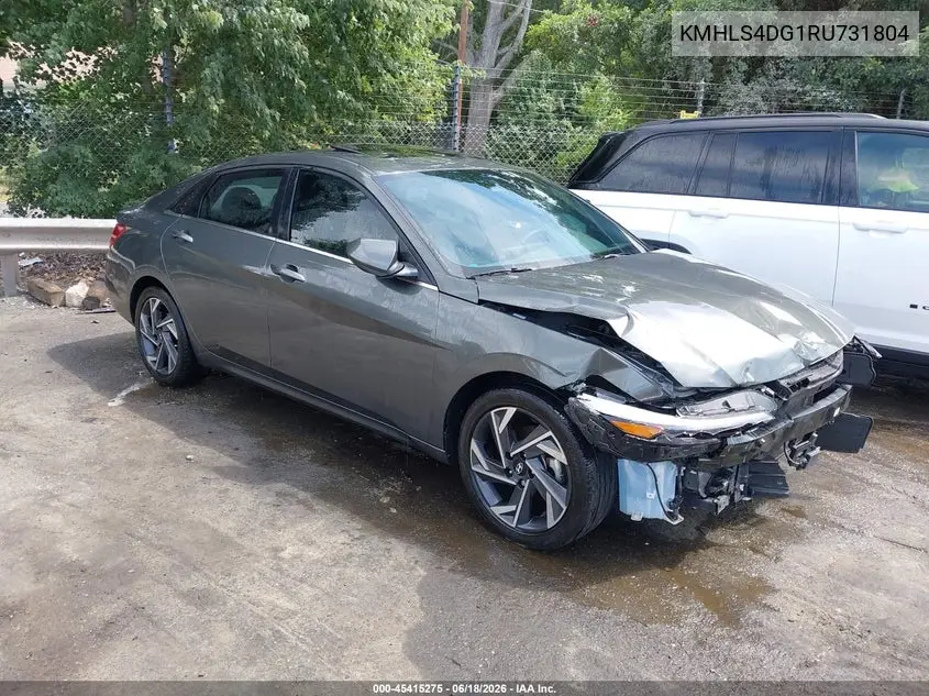 2024 Hyundai Elantra Sel VIN: KMHLS4DG1RU731804 Lot: 45415275
