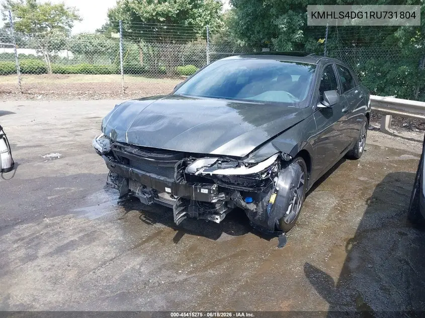 2024 Hyundai Elantra Sel VIN: KMHLS4DG1RU731804 Lot: 45415275