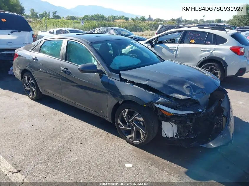 KMHLS4DG7SU930927 2025 Hyundai Elantra Sel Convenience