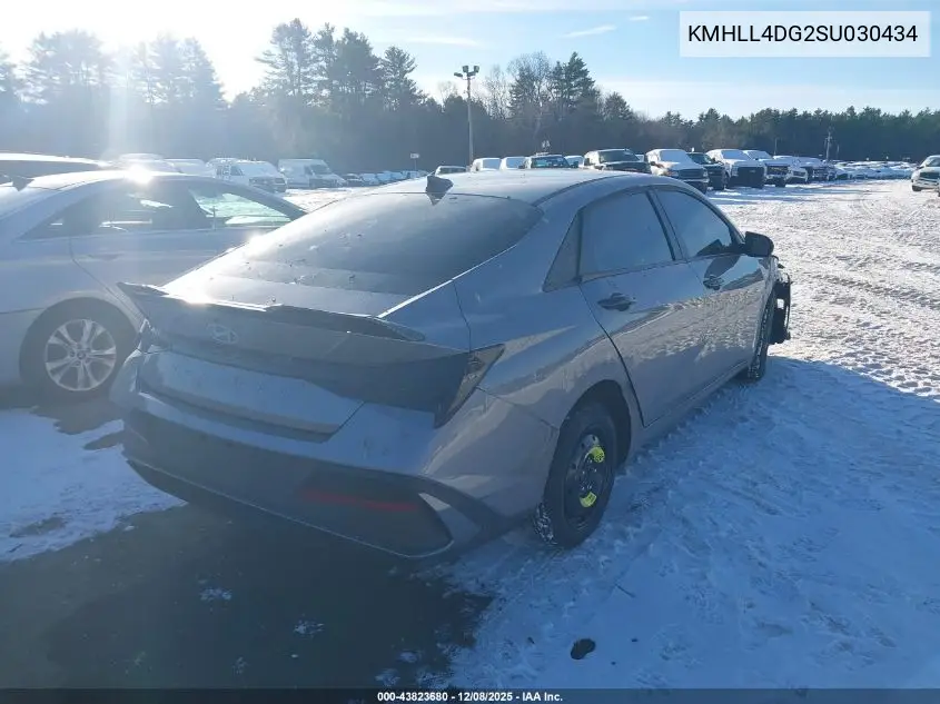 KMHLL4DG2SU030434 2025 Hyundai Elantra Se
