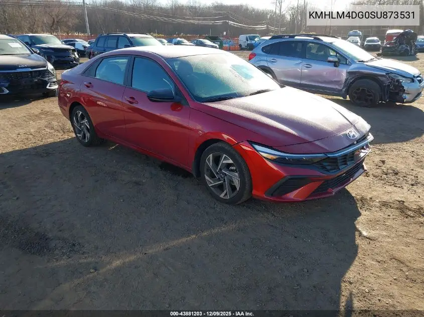 KMHLM4DG0SU873531 2025 Hyundai Elantra Sel Sport