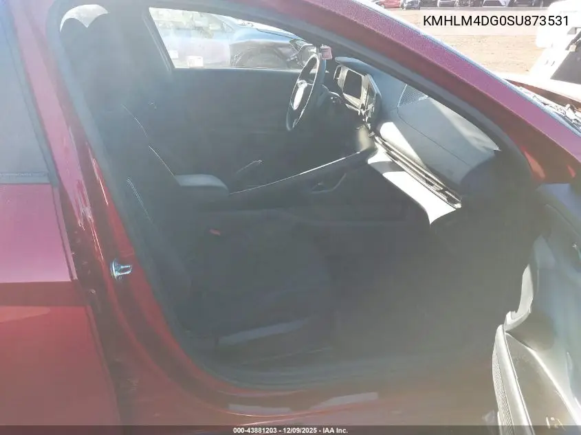 KMHLM4DG0SU873531 2025 Hyundai Elantra Sel Sport