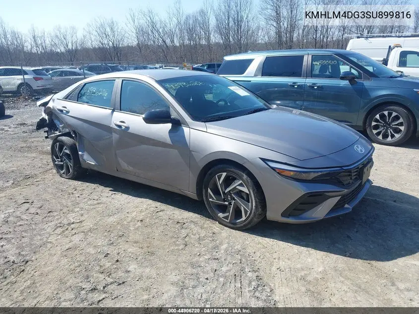 KMHLM4DG3SU899816 2025 Hyundai Elantra Sel Sport