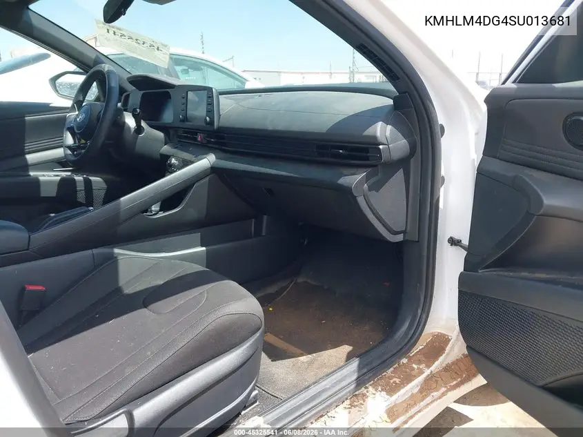 2025 Hyundai Elantra Sel Sport VIN: KMHLM4DG4SU013681 Lot: 45325541