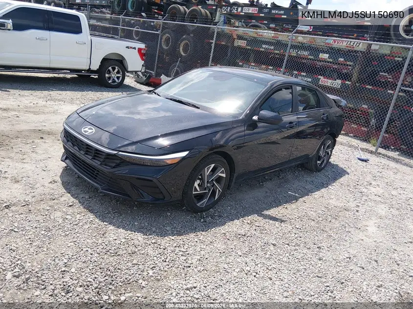 2025 Hyundai Elantra Hybrid Sel Sport VIN: KMHLM4DJ5SU150690 Lot: 45332575