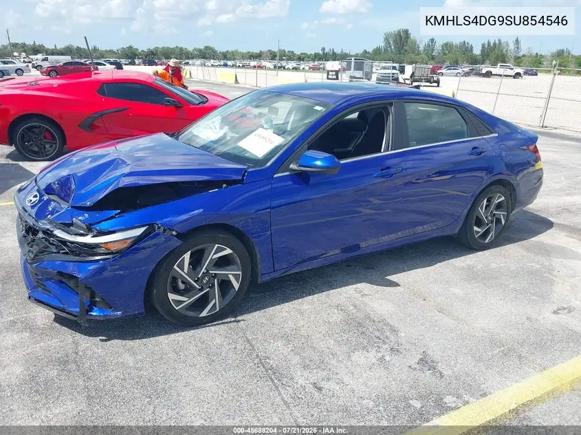 2025 Hyundai Elantra Sel Convenience VIN: KMHLS4DG9SU854546 Lot: 45688204