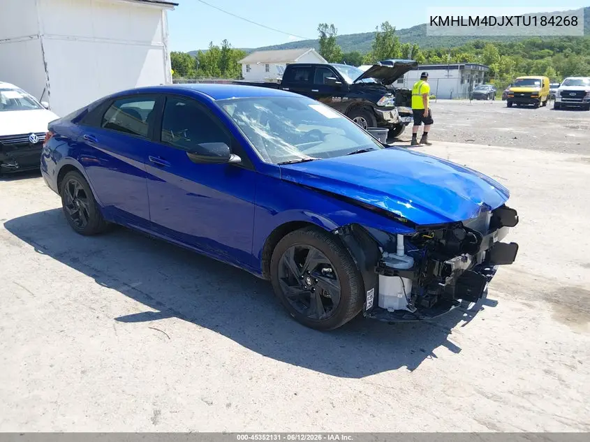 2026 Hyundai Elantra Hybrid Sel Sport VIN: KMHLM4DJXTU184268 Lot: 45352131