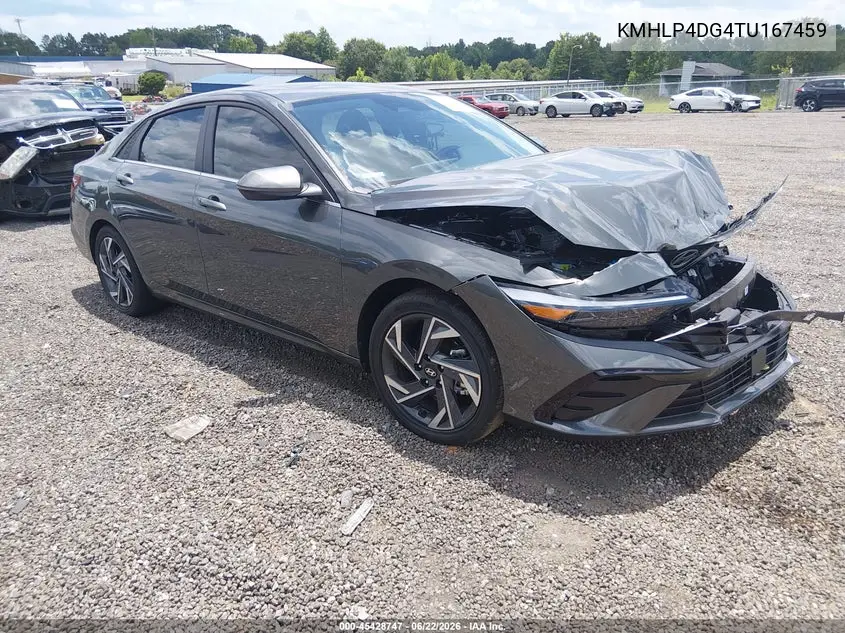2026 Hyundai Elantra Limited VIN: KMHLP4DG4TU167459 Lot: 45428747