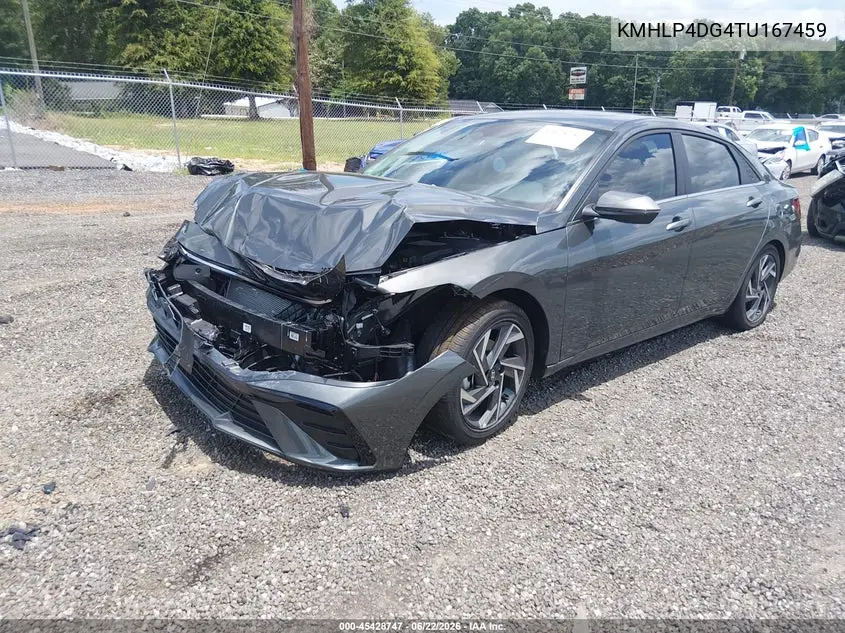 2026 Hyundai Elantra Limited VIN: KMHLP4DG4TU167459 Lot: 45428747