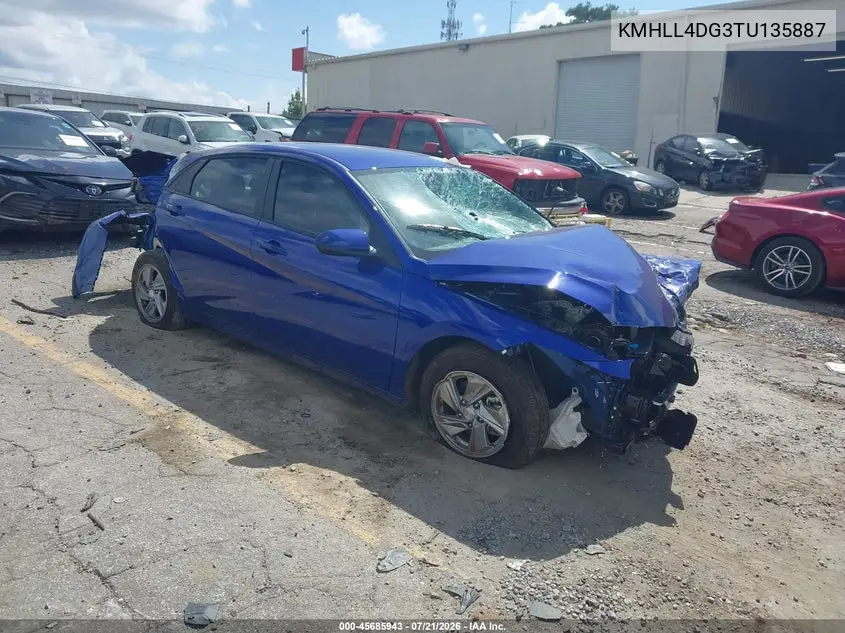 2026 Hyundai Elantra Se VIN: KMHLL4DG3TU135887 Lot: 45685943