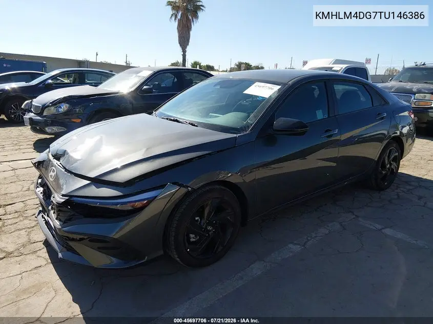 2026 Hyundai Elantra Sel Sport VIN: KMHLM4DG7TU146386 Lot: 45697706