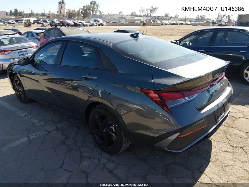 2026 Hyundai Elantra Sel Sport VIN: KMHLM4DG7TU146386 Lot: 45697706