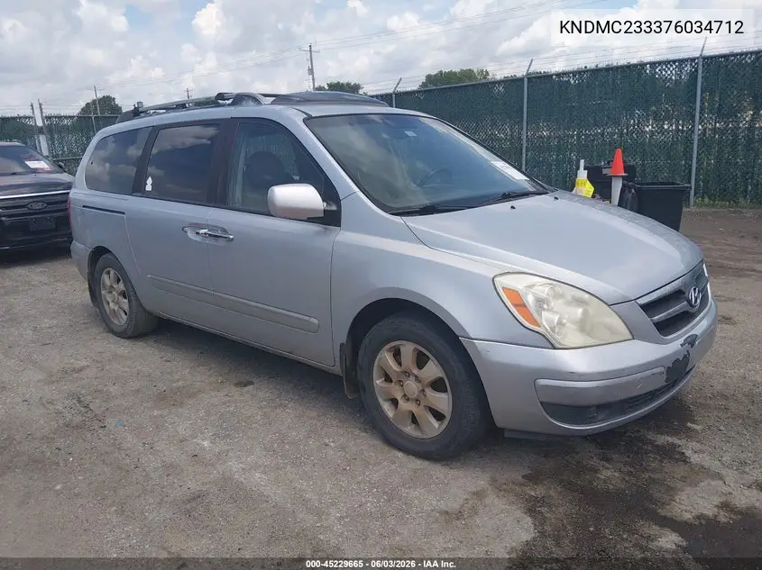 2007 Hyundai Entourage Gls/Limited/Se VIN: KNDMC233376034712 Lot: 45229665