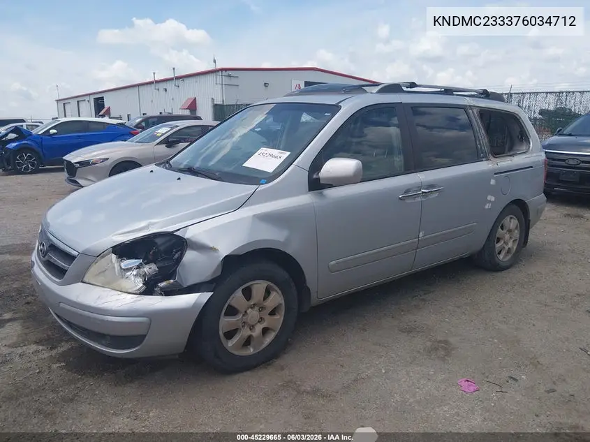 2007 Hyundai Entourage Gls/Limited/Se VIN: KNDMC233376034712 Lot: 45229665