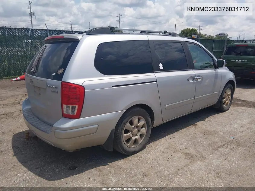 2007 Hyundai Entourage Gls/Limited/Se VIN: KNDMC233376034712 Lot: 45229665