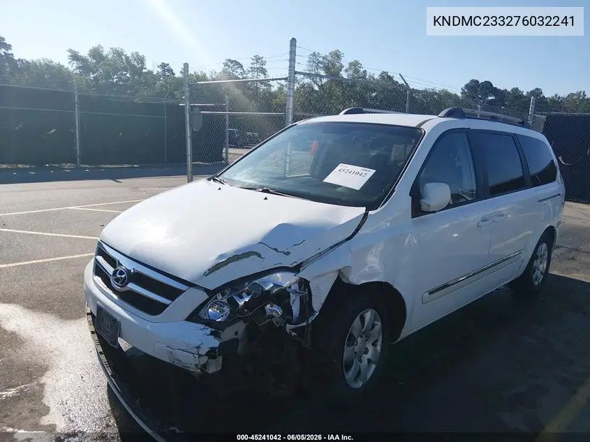 2007 Hyundai Entourage Gls/Limited/Se VIN: KNDMC233276032241 Lot: 45241042