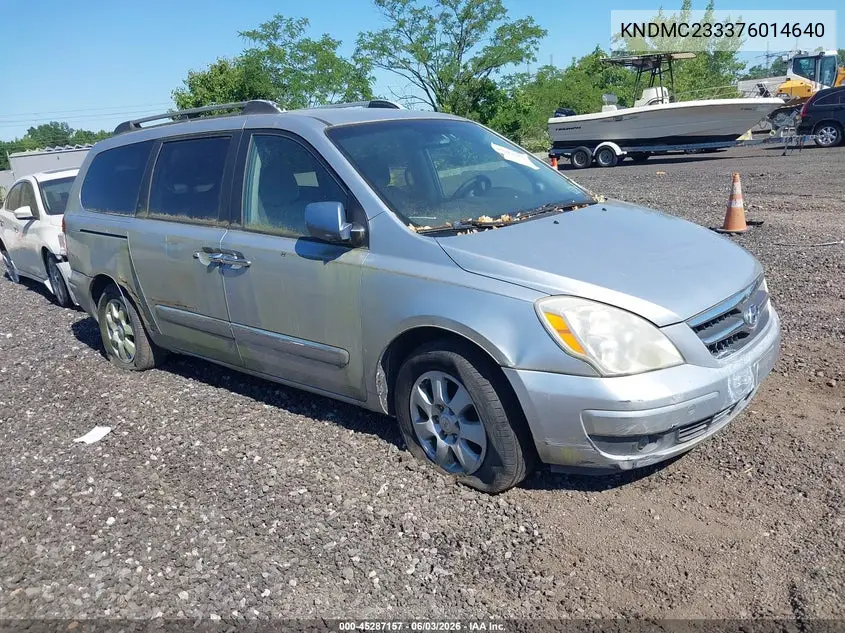 2007 Hyundai Entourage Gls/Limited/Se VIN: KNDMC233376014640 Lot: 45287157