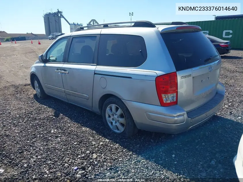 2007 Hyundai Entourage Gls/Limited/Se VIN: KNDMC233376014640 Lot: 45287157
