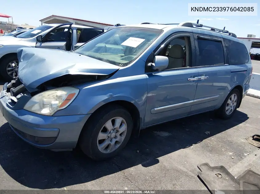 2007 Hyundai Entourage Gls/Limited/Se VIN: KNDMC233976042085 Lot: 45428851