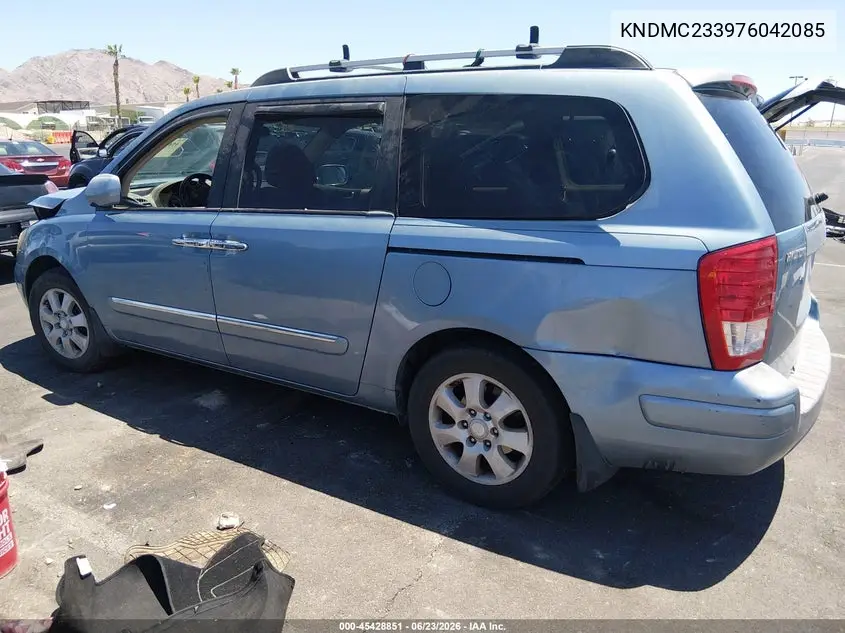 2007 Hyundai Entourage Gls/Limited/Se VIN: KNDMC233976042085 Lot: 45428851