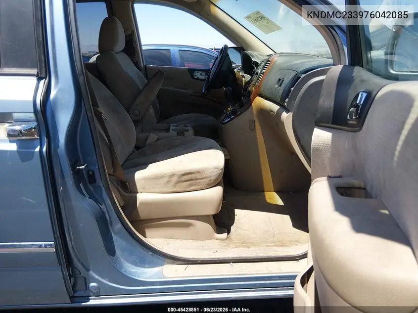 2007 Hyundai Entourage Gls/Limited/Se VIN: KNDMC233976042085 Lot: 45428851