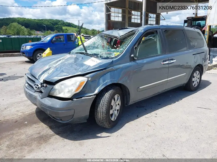 2007 Hyundai Entourage Gls/Limited/Se VIN: KNDMC233X76031208 Lot: 45456780