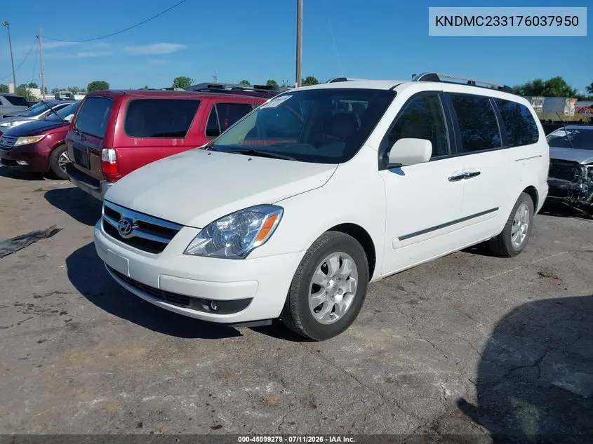 2007 Hyundai Entourage Gls/Limited/Se VIN: KNDMC233176037950 Lot: 45599278