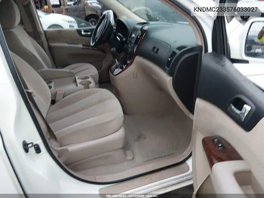 2007 Hyundai Entourage Gls/Limited/Se VIN: KNDMC233576033027 Lot: 45610033