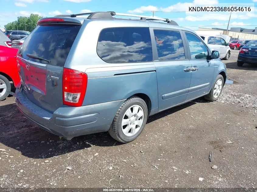 2008 Hyundai Entourage Gls/Limited VIN: KNDMC233686054616 Lot: 45351866