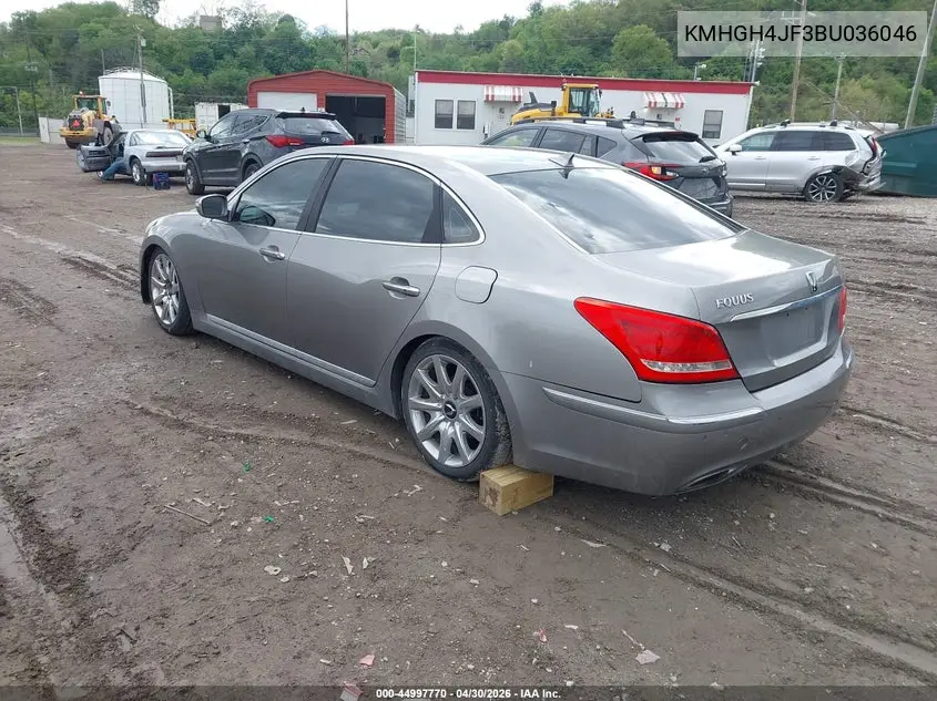 2011 Hyundai Equus Ultimate VIN: KMHGH4JF3BU036046 Lot: 44997770
