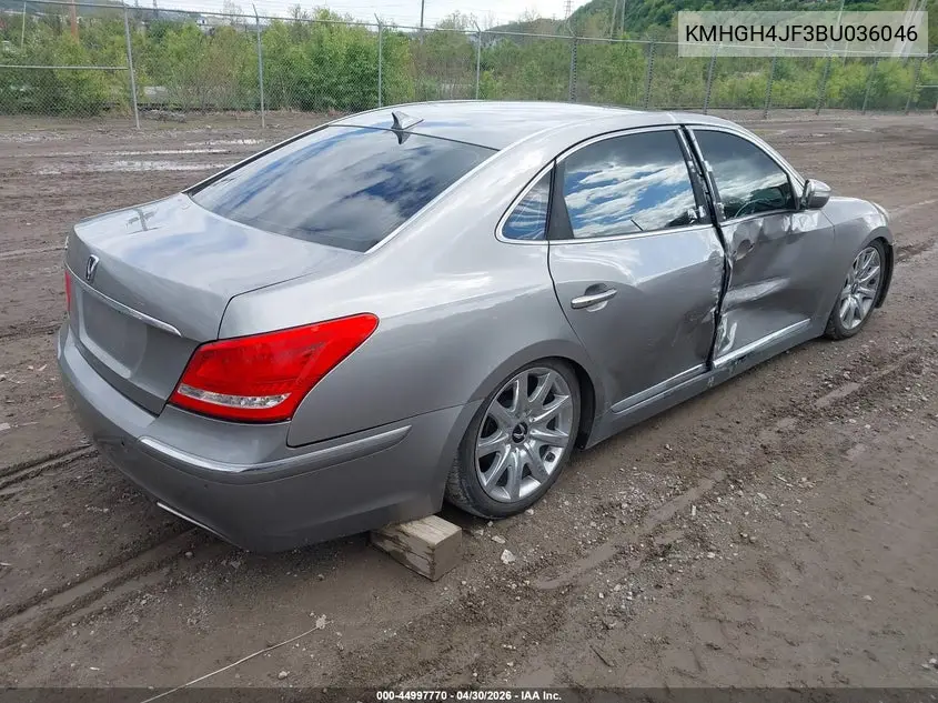 2011 Hyundai Equus Ultimate VIN: KMHGH4JF3BU036046 Lot: 44997770