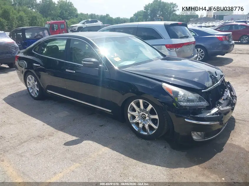 2011 Hyundai Equus Ultimate VIN: KMHGH4JF6BU038776 Lot: 45291379