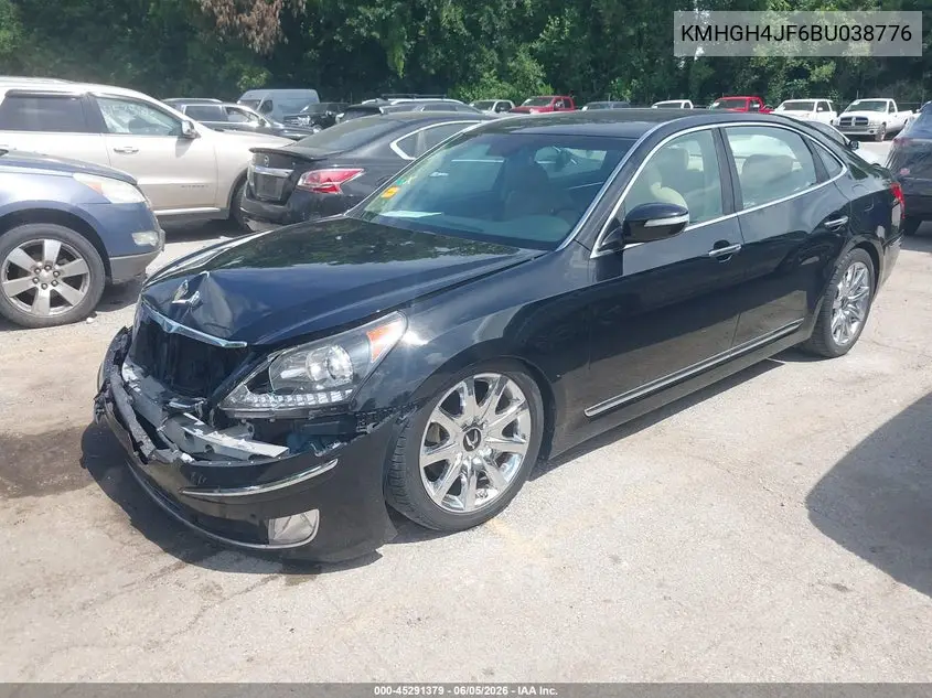 2011 Hyundai Equus Ultimate VIN: KMHGH4JF6BU038776 Lot: 45291379