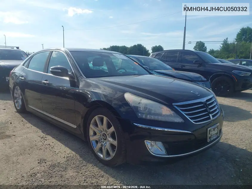 2012 Hyundai Equus Signature VIN: KMHGH4JH4CU050332 Lot: 45374876
