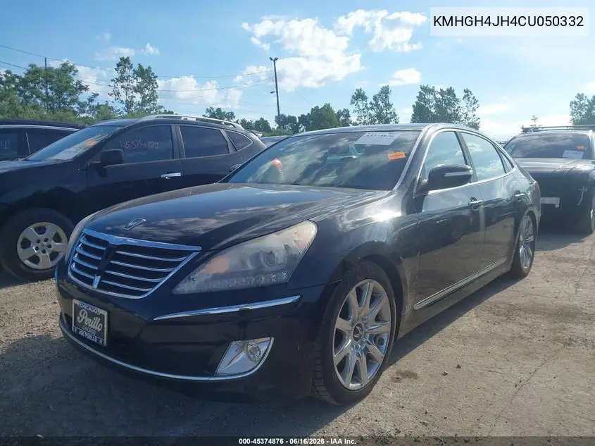 2012 Hyundai Equus Signature VIN: KMHGH4JH4CU050332 Lot: 45374876