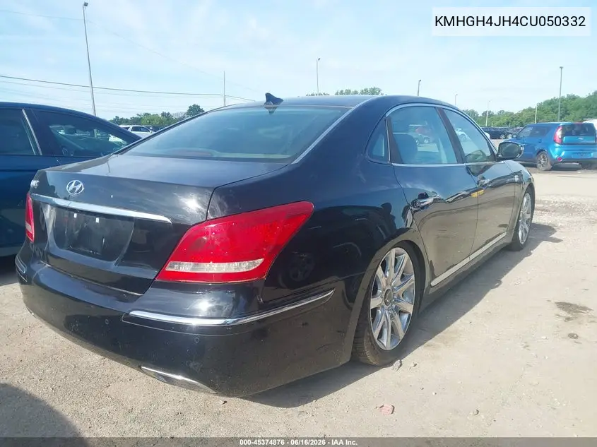 2012 Hyundai Equus Signature VIN: KMHGH4JH4CU050332 Lot: 45374876
