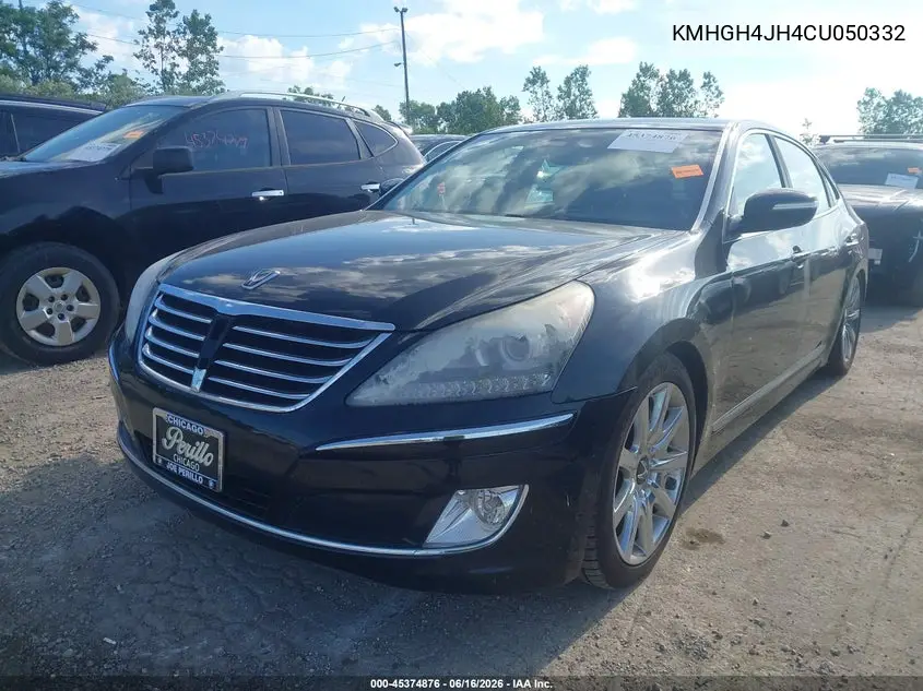 2012 Hyundai Equus Signature VIN: KMHGH4JH4CU050332 Lot: 45374876