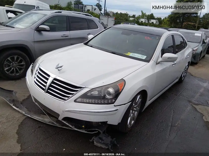 2012 Hyundai Equus Signature VIN: KMHGH4JH6CU050350 Lot: 45378111