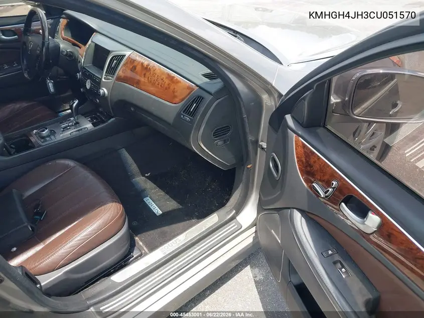 2012 Hyundai Equus Signature VIN: KMHGH4JH3CU051570 Lot: 45453001