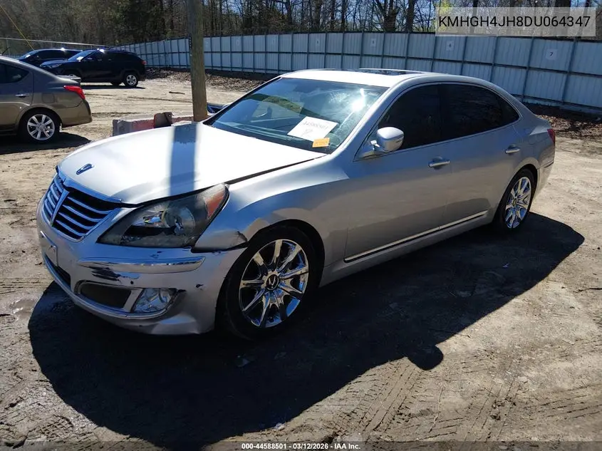 2013 Hyundai Equus Signature VIN: KMHGH4JH8DU064347 Lot: 44588501