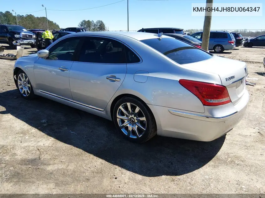 2013 Hyundai Equus Signature VIN: KMHGH4JH8DU064347 Lot: 44588501