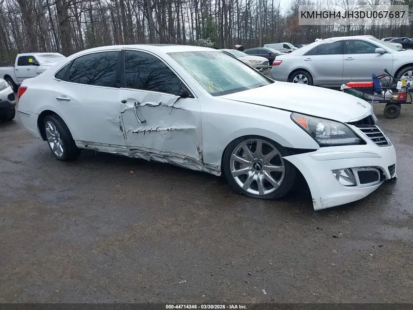2013 Hyundai Equus Signature VIN: KMHGH4JH3DU067687 Lot: 44714346