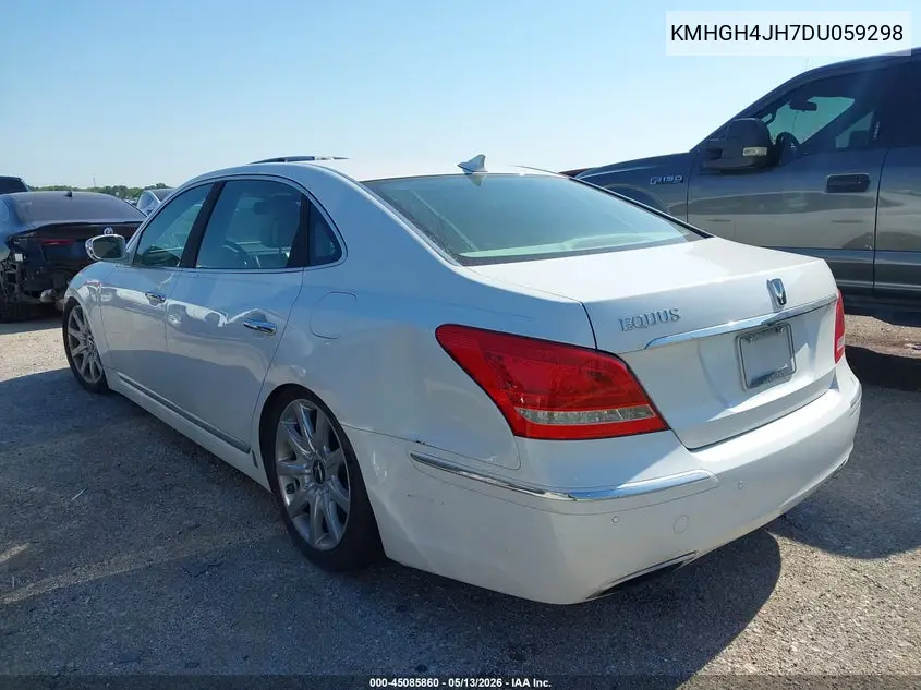 2013 Hyundai Equus Signature VIN: KMHGH4JH7DU059298 Lot: 45085860