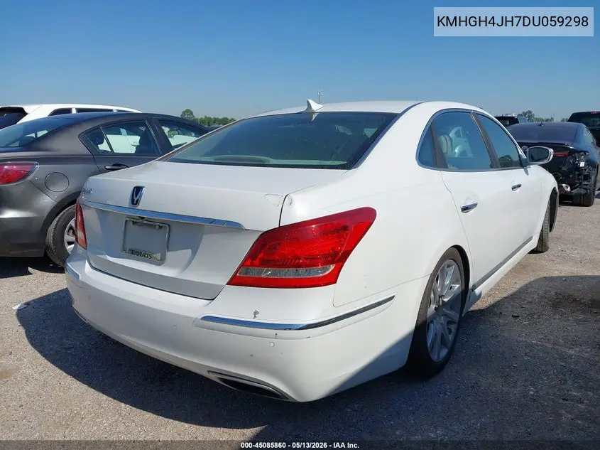 2013 Hyundai Equus Signature VIN: KMHGH4JH7DU059298 Lot: 45085860